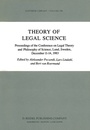 Cover: Theory of Legal Science - Springer