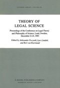 Cover: Theory of Legal Science - Springer