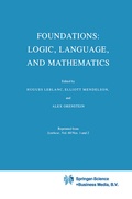 Cover: Foundations: Logic, Language, and Mathematics - Springer