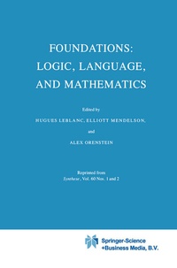 Enlarge image Cover: Foundations: Logic, Language, and Mathematics - Springer