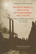 Cover: Physico-Chemical Behaviour of Atmospheric Pollutants - Springer