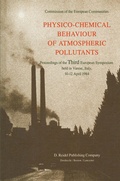 Cover: Physico-Chemical Behaviour of Atmospheric Pollutants - Springer