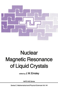 Abbildung von: Nuclear Magnetic Resonance of Liquid Crystals - Springer