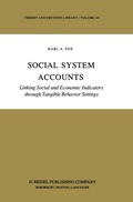 Cover: Social System Accounts - Kluwer Academic Publishers