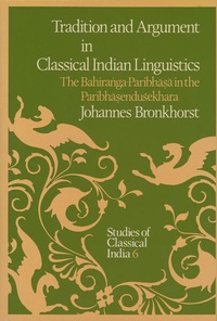 Enlarge image Cover: Tradition and Argument in Classical Indian Linguistics - Springer