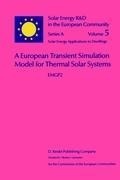 Cover: A European Transient Simulation Model for Thermal Solar Systems - Kluwer Academic Publishers