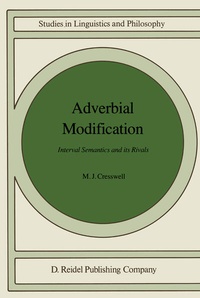 Enlarge image Cover: Adverbial Modification - Kluwer Academic Publishers