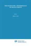 Cover: The Search for a Methodology of Social Science - Kluwer Academic Publishers