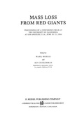 Cover: Mass Loss from Red Giants - Kluwer Academic Publishers