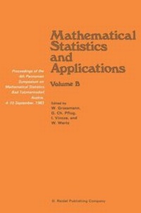 Enlarge image Cover: Mathematical Statistics and Applications - Kluwer Academic Publishers