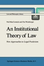 Cover: An Institutional Theory of Law - Springer