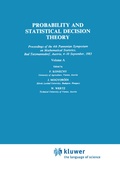 Cover: Probability and Statistical Decision Theory - Kluwer Academic Publishers