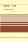 Cover: Moritz Schlick - Springer