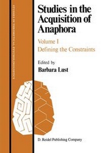 Abbildung von: Studies in the Acquisition of Anaphora - Kluwer Academic Publishers