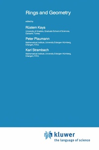 Abbildung von: Rings and Geometry - Springer