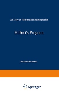 Abbildung von: Hilbert's Program - Kluwer Academic Publishers