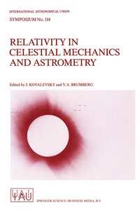 Abbildung von: Relativity in Celestial Mechanics and Astrometry - Kluwer Academic Publishers