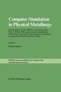 Cover: Computer Simulation in Physical Metallurgy - Kluwer Academic Publishers