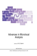 Cover: Advances in Microlocal Analysis - Kluwer Academic Publishers