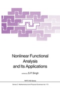 Cover: Nonlinear Functional Analysis and Its Applications - Kluwer Academic Publishers