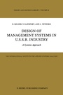 Cover: Design of Management Systems in U.S.S.R. Industry - Springer