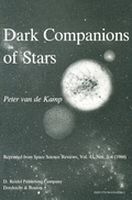 Cover: Dark Companions of Stars - Kluwer Academic Publishers