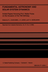 Abbildung von: Fundamental Astronomy and Solar System Dynamics - Kluwer Academic Publishers