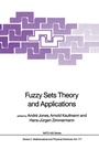 Cover: Fuzzy Sets Theory and Applications - Springer