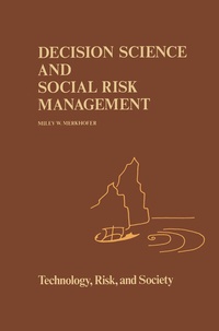 Abbildung von: Decision Science and Social Risk Management - Kluwer Academic Publishers