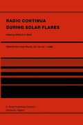 Cover: Radio Continua During Solar Flares - Kluwer Academic Publishers
