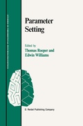Cover: Parameter Setting - Kluwer Academic Publishers