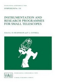 Abbildung von: Instrumentation and Research Programmes for Small Telescopes - Kluwer Academic Publishers