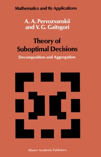 Abbildung von: Theory of Suboptimal Decisions - Kluwer Academic Publishers
