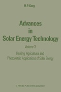Cover: Advances in Solar Energy Technology - Kluwer Academic Publishers