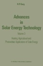 Cover: Advances in Solar Energy Technology - Springer