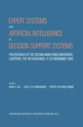 Cover: Expert Systems and Artificial Intelligence in Decision Support Systems - Kluwer Academic Publishers