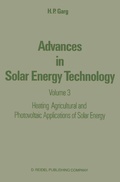 Cover: Advances in Solar Energy Technology - Springer