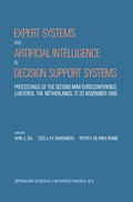 Cover: Expert Systems and Artificial Intelligence in Decision Support Systems - Springer