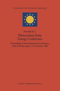 Enlarge image Cover: Seventh E.C. Photovoltaic Solar Energy Conference - Springer