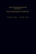 Cover: Structure Reports for 1984, Volume 51A - Kluwer Academic Publishers