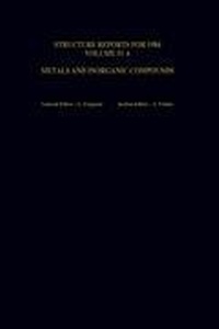 Enlarge image Cover: Structure Reports for 1984, Volume 51A - Kluwer Academic Publishers