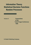 Cover: Transactions of the Tenth Prague Conferences - Springer