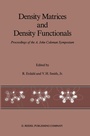 Cover: Density Matrices and Density Functionals - Kluwer Academic Publishers