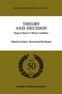 Cover: Theory and Decision - Kluwer Academic Publishers
