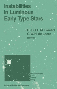 Enlarge image Cover: Instabilities in Luminous Early Type Stars - Springer