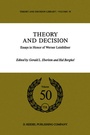 Cover: Theory and Decision - Springer