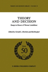 Enlarge image Cover: Theory and Decision - Springer