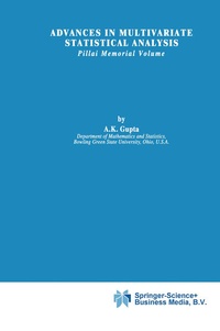 Enlarge image Cover: Advances in Multivariate Statistical Analysis - Springer