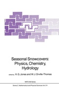 Cover: Seasonal Snowcovers: Physics, Chemistry, Hydrology - Kluwer Academic Publishers