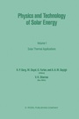 Cover: Physics and Technology of Solar Energy - Springer
